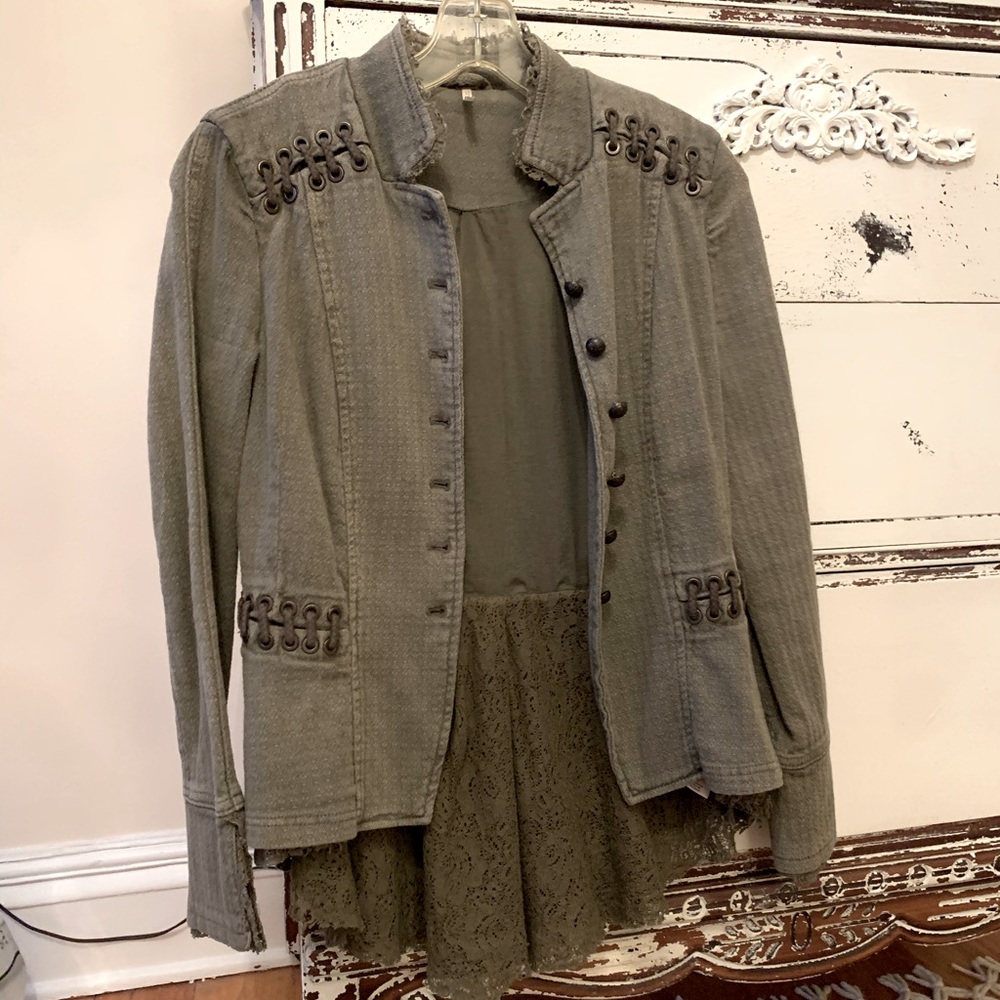 Free People Victorian Military Jacket